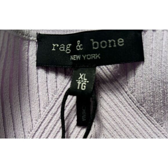 Rag & Bone Asher Ribbed Knit Sweater in Lavender NWT Size XL - Picture 5 of 7